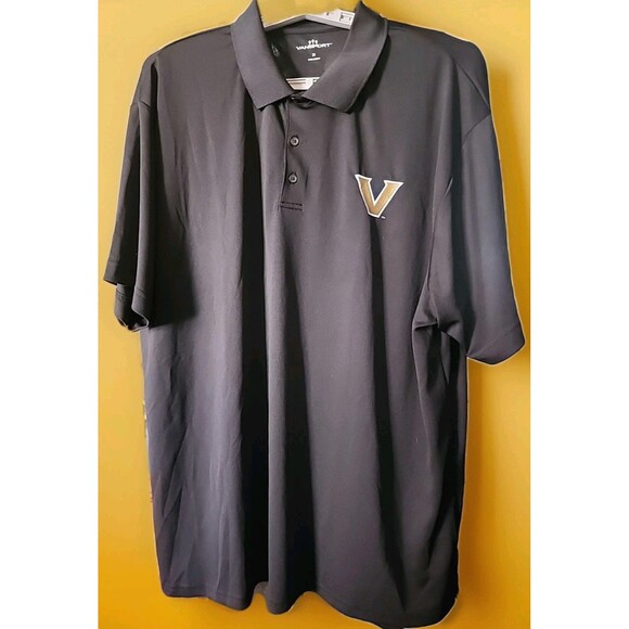 VANDERBILT COMMODORES Vansport MENS SHORT SLEEVE Embroidered SHIRT 2XL New D25 - Picture 1 of 4